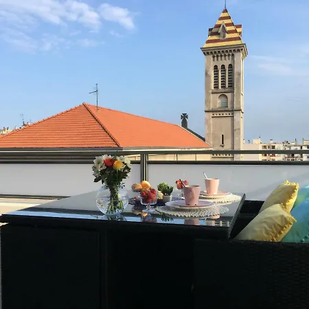 شقة Riviera Terrasse - Parking Gratuit نيس